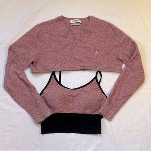 Reworked Beanpole Cashmere Shrug and Cami Set